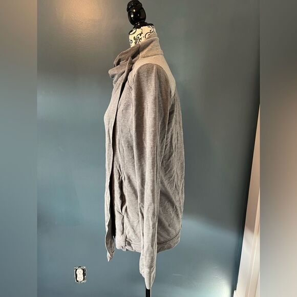 Gray Women's Cowl Neck Top - Picture 8 of 8